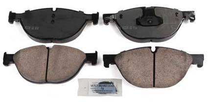 BMW Disc Brake Pad Set - Front (Ceramic) (EURO) 34116858047 - Akebono Euro Ultra-Premium EUR1409